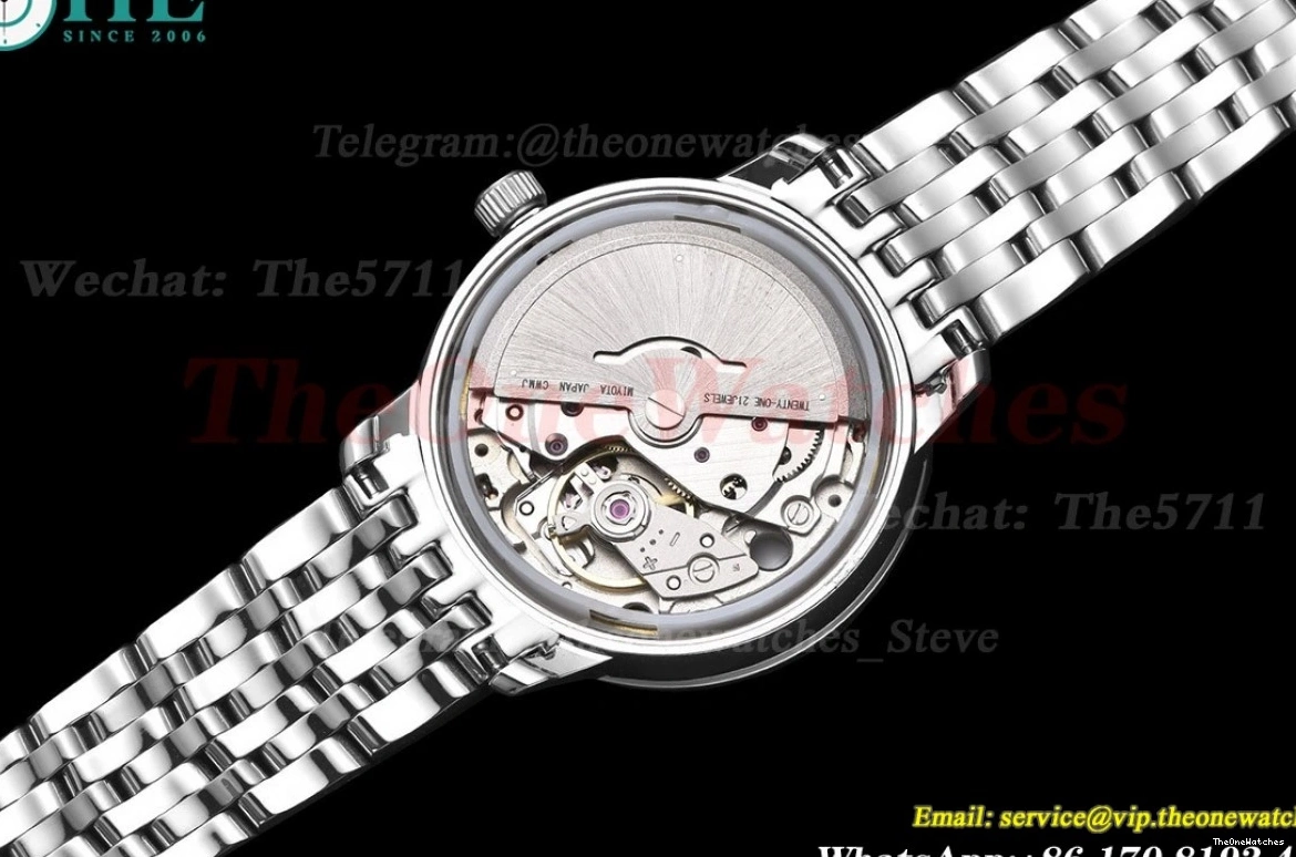 Prestige Ladies Black GDF SS SS 32.7mm Dial MY8215 Ville De 0215